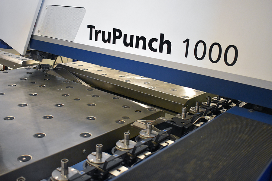 Trumpf TruPunch 1000 Bed and Clamping System